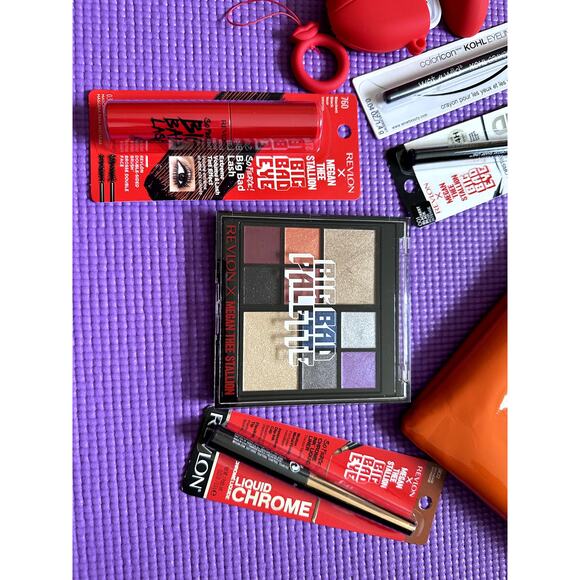 New Makeup Lot Revlon X Megan Thee Stallion Mascara, eyeliner, eyeshadow & more - Picture 2 of 5
